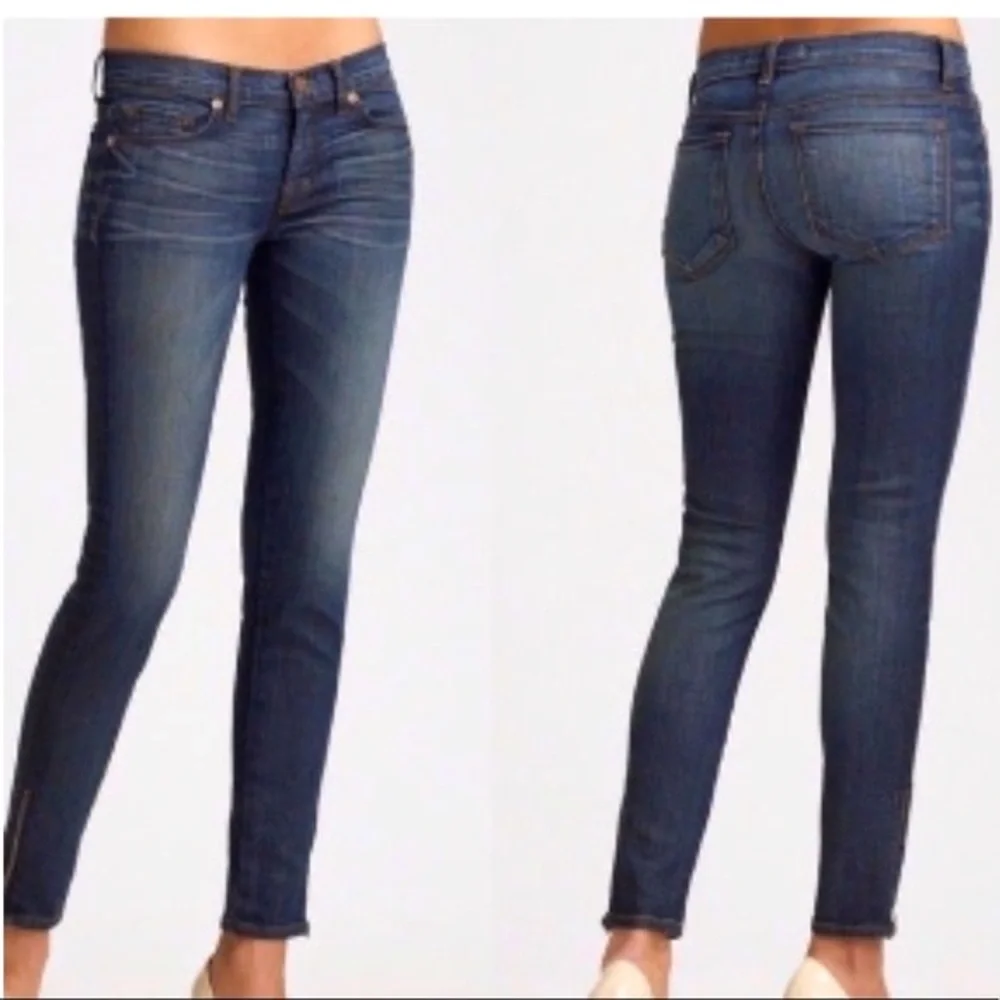 J Brand | Phoebe Cropped Low-Rise Skinny Jean | 26 - Picture 1 of 10